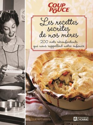 cover image of Les recettes secrètes de nos mères